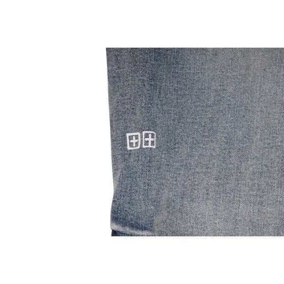 Ksubi Mens Jeans 36x32 Medium Wash Blue Chitch Half Way Slim Tapered Fit Denim - Picture 7 of 10